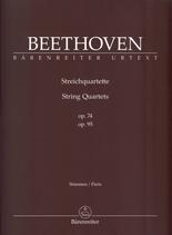Beethoven String Quartets Op74 & 95 Del Mar Parts Sheet Music Songbook