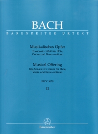 Bach Trio Sonata In Cmin Bwv1079 Urtext Cello Part Sheet Music Songbook