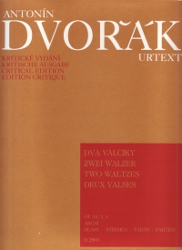 Dvorak Waltzes (2) Op 54 (no 1 In A; No 4 In D-fl Sheet Music Songbook