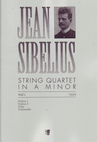 Sibelius String Quartet In Amin 1889 Parts Sheet Music Songbook