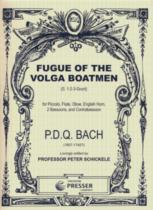 Bach Pdq Fugue Of The Volga Boatmen 7 Wind Insts Sheet Music Songbook