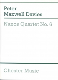 Maxwell Davies Naxos Quartet No 6 Score Sheet Music Songbook