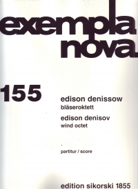 Denisov Wind Octet Sheet Music Songbook