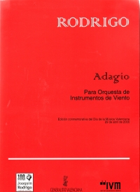 Rodrigo Adagio Wind Instruments Sc/pts Sheet Music Songbook