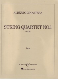 Ginastera String Quartet No 1 Op20 Parts Sheet Music Songbook