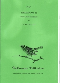 Lalliet Terzetto Op22 Oboe Bassoon & Piano Sheet Music Songbook