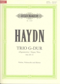 Haydn Gypsy Rondo Piano Trio In G Hob Xv/25 Sheet Music Songbook