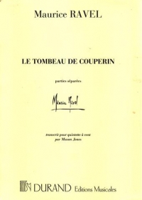 Ravel Le Tombeau De Couperin Wind Quintet Parts Sheet Music Songbook