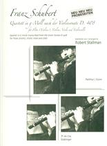 Schubert Quartet Gmin (from Violin Sonata D408) Sc Sheet Music Songbook