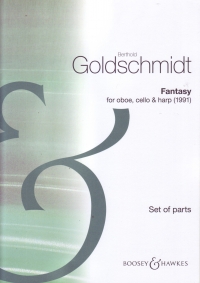 Goldschmidt Fantasy Oboe, Cello & Harp Parts Sheet Music Songbook