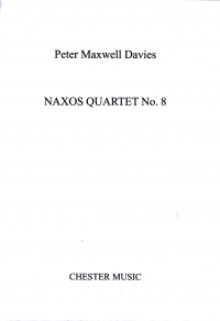 Maxwell Davies Naxos Quartet No 8 Score Sheet Music Songbook