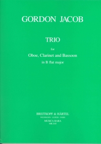 Jacob Trio (oboe Clarinet Bassoon) Score & Parts Sheet Music Songbook
