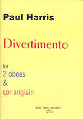 Harris Divertimento 2 Oboes & Cor Anglais Sheet Music Songbook