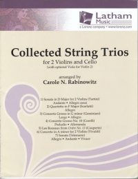 Collected String Trios Rabinowiz Sheet Music Songbook