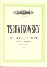 Tchaikovsky String Quartet Op30/3 Ebmin Parts Sheet Music Songbook
