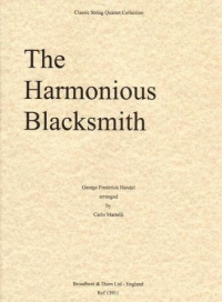 Handel Harmonious Blacksmith Quartet Score Sheet Music Songbook