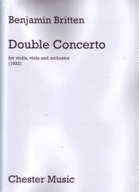 Britten Double Concerto Score & Parts Sheet Music Songbook