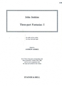 Jenkins Three Part Fantasias Set 1 String Parts Sheet Music Songbook