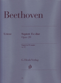 Beethoven Septet Eb Op20 Wind & Strings Sheet Music Songbook