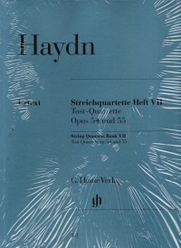 Haydn String Quartets Book 7 Op54 & Op55 Sheet Music Songbook