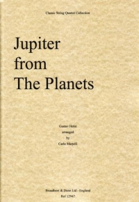 Holst Jupiter The Planets String Quartet Parts Sheet Music Songbook