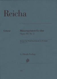 Reicha Quintet For Wind Instruments Op88 No 2 Pts Sheet Music Songbook