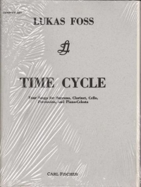 Foss Time Cycle Four Songs Ensemble Complete Set Sheet Music Songbook