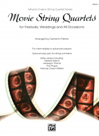 Movie String Quartets Violin 1 Sheet Music Songbook