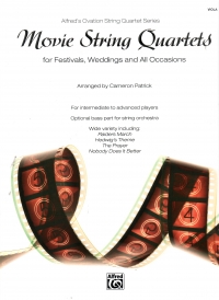 Movie String Quartets Viola Sheet Music Songbook