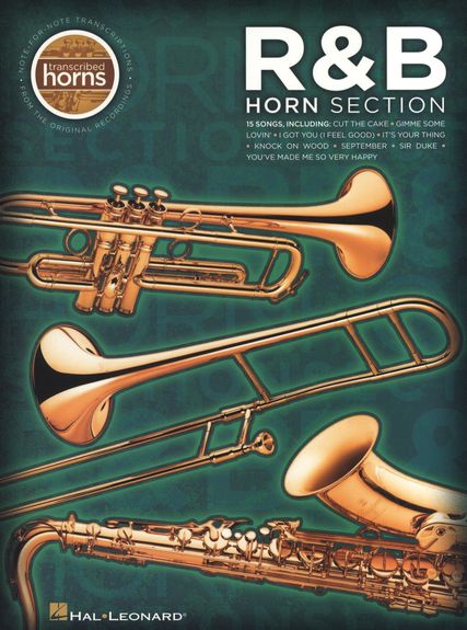 R&b Horn Section Transcribed Horns Sheet Music Songbook