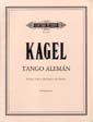 Kagel Tango Aleman Voice/vn/acc/pf Sheet Music Songbook