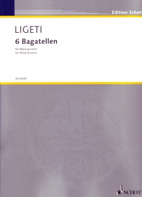 Ligeti Bagatelles (6) Wind Quintet Study Score Sheet Music Songbook