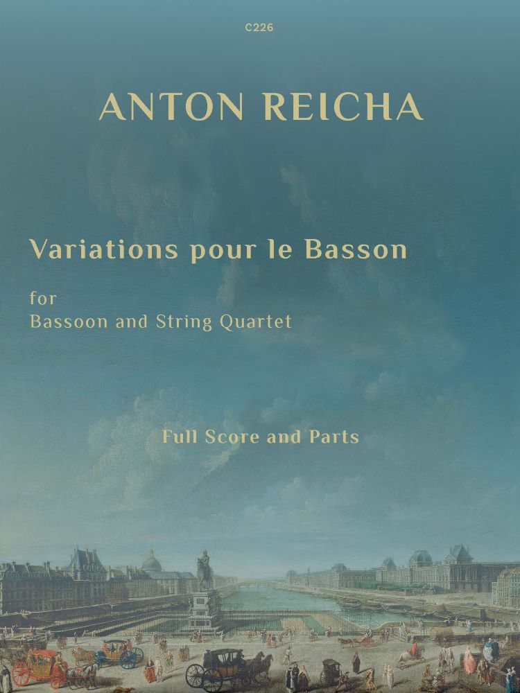 Reicha Variations Bassoon & Strings Sc/pts Sheet Music Songbook
