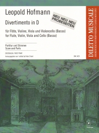 Hofmann Divertimento D Score & Parts Sheet Music Songbook