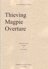 Rossini Thieving Magpie Overture Str Quartet Score Sheet Music Songbook