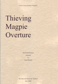 Rossini Thieving Magpie Overture Str Quartet Parts Sheet Music Songbook