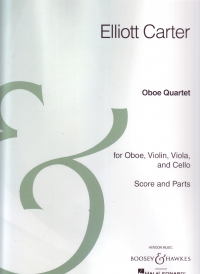 Carter Oboe Quartet Score & Parts Sheet Music Songbook