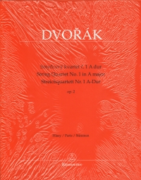 Dvorak String Quartet No 1 A Op2 Set Of Parts Sheet Music Songbook