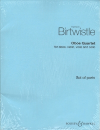 Birtwistle Oboe Quartet Set Of Parts Sheet Music Songbook