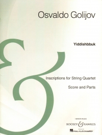 Golijov Yiddishbbuk String Quartet Score & Parts Sheet Music Songbook