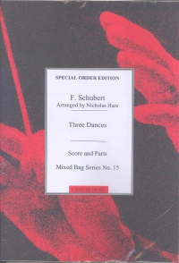 Mixed Bag 15 Schubert Three Dances Sheet Music Songbook