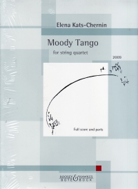 Kats-chernin Moody Tango String Quartet Sheet Music Songbook