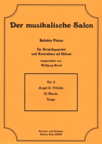 Musical Salon 02 Villoldo El Choclo Sheet Music Songbook