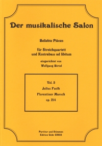 Musical Salon 05 Fucik Florentiner Marsch Op214 Sheet Music Songbook
