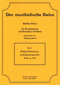 Musical Salon 07 Fahrbach Im Kahlenbergerdorfel Sheet Music Songbook