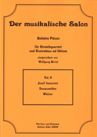 Musical Salon 09 Ivanovici Donauwellen Walzer Sheet Music Songbook
