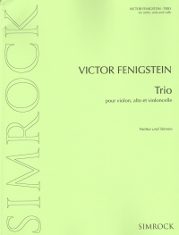 Fenigstein Trio Violin Viola Cello Sheet Music Songbook