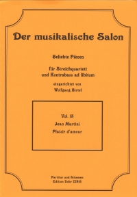 Musical Salon 13 Martini Plaisir Damour Sheet Music Songbook