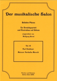 Musical Salon 16 Zulehner Mainz Narrhalla March Sheet Music Songbook