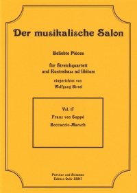 Musical Salon 17 Suppe Boccaccio March Sheet Music Songbook